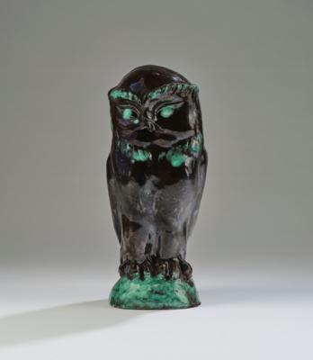 A perched owl, c. 1920/30 - Jugendstil 'Animals and mythical creatures'