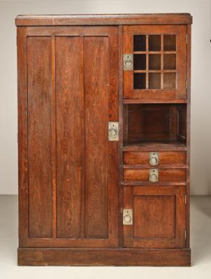 Kleiderschrank in der Art von Adolf Loos, um 1900/05 - Kleinode des Jugendstils und angewandte Kunst des 20. Jahrhunderts