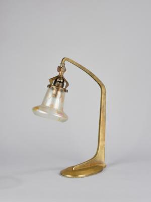 Tischlampe mit Lampenschirm von Johann Lötz Witwe, Klostermühle, um 1900 - Kleinode des Jugendstils und angewandte Kunst des 20. Jahrhunderts