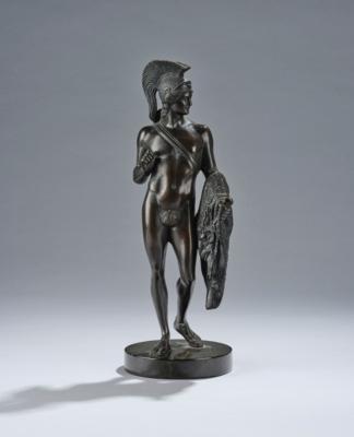 A bronze figure of an ancient fighter, c. 1920/30 - Jugendstil e arte applicata del XX secolo
