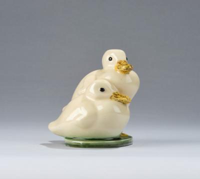 Franz Schleiss, two ducks, model number 1024, executed by Gmundner Keramik, c. 1917-23 - Secese a umění 20. století