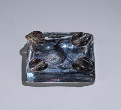 Jean-Claude Novaro (France, 1943-2015), a glass object: ashtray "Cendrier Venturina", R. A. K., 2011/12 - Jugendstil e arte applicata del XX secolo