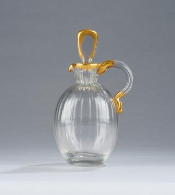 A carafe with stopper, Daum, Nancy, c. 1895 - Secese a umění 20. století