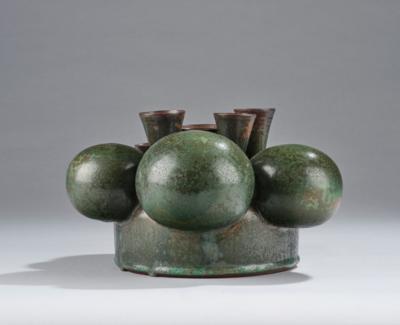 An object with sphere decor and funnel-shaped vases, c. 1920/30 - Secese a umění 20. století