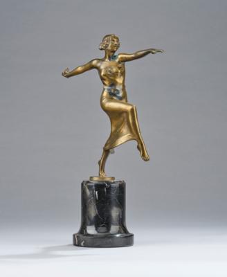 Otto Hafenrichter, a female dancer, Austria, c. 1920/30 - Jugendstil e arte applicata del XX secolo
