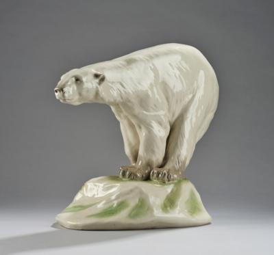 Große Tierfigur eines Eisbären, Modellnummer: 8267, Entwurf: um 1920/35 - Kleinode des Jugendstils & Angewandte Kunst des 20. Jahrhunderts