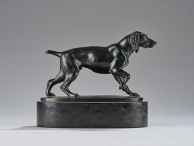 Theodor Ullmann, Bronzeobjekt eines Hundes, Arthur Rubinstein, Wien, um 1900 - Kleinode des Jugendstils & Angewandte Kunst des 20. Jahrhunderts
