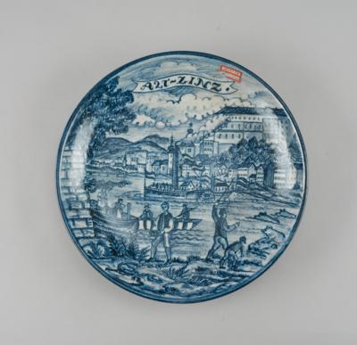 A wall plate "Alt-Linz", Schleiss, Gmunden - Jugendstil and 20th Century Arts and Crafts