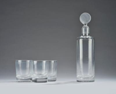 Adolf Loos, four objects from the drinking set no. 248, designed in 1931, manufactured by Zahn  &  Göpfert, Blumenbach, after 1931, executed by J. & L. Lobmeyr, Vienna - Jugendstil and 20th Century Arts and Crafts