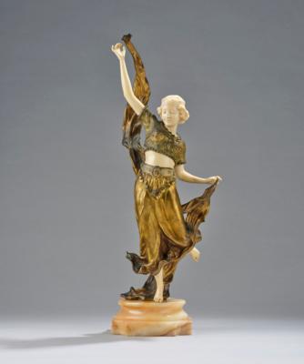 Affortunato (Fortunato) Gory (geb. in Florenz, aktiv, 1895-1925), orientalische Tänzerin ("Oriental Dancer") - Kleinode des Jugendstils und angewandte Kunst des 20. Jahrhunderts