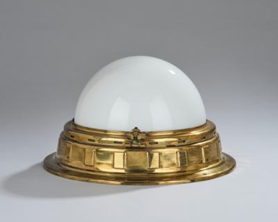A ceiling lamp after a design by Otto Wagner for the Wiener Stadtbahn, c. 1910 - Jugendstil and 20th Century Arts and Crafts