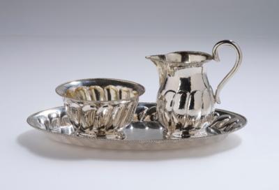 A three-piece silver set, Germany, c. 1920 - Jugendstil e arte applicata del XX secolo