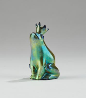 A ‘frog prince’ figurine, Zsolnay, Pécs, as of c. 1925 - Jugendstil and 20th Century Arts and Crafts