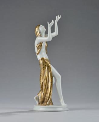 Gustav Oppel (1891-1971), a praying dancer, model number 961, designed in 1927, executed by Philipp Rosenthal  &  Co., Selb, 1910-45 - Secese a umění 20. století