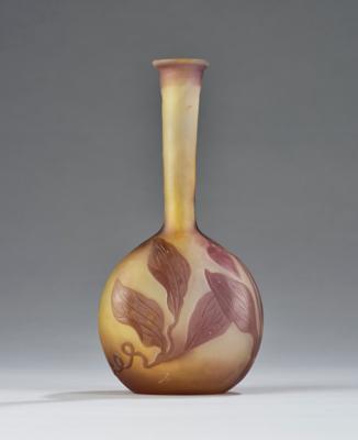 Vase "Clematis", Emile Gallé, Nancy, 1908-20 - Kleinode des Jugendstils und angewandte Kunst des 20. Jahrhunderts
