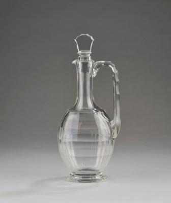 A handled carafe with stopper, designed by E. Bakalowits, Söhne, Vienna, 1902-04 - Jugendstil and 20th Century Arts and Crafts