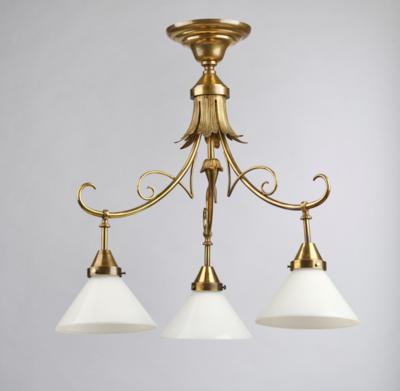 A chandelier, in the manner of Dagobert Peche, Austria, c. 1920/20 - Jugendstil and 20th Century Arts and Crafts