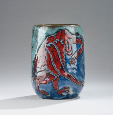 A vase with two apes, c. 1920/30 - Jugendstil and 20th Century Arts and Crafts