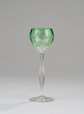A wine glass ("Kelchglas"), School of Koloman Moser, executed by Meyr’s Neffe, Adolf, commissioned by E. Bakalowits, Söhne, Vienna, c. 1900 - Jugendstil e arte applicata del XX secolo
