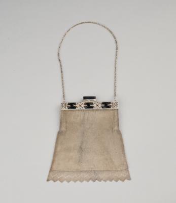 A Pest Art Deco silver evening bag with onyx, c. 1920/35 - Secese a umění 20. století