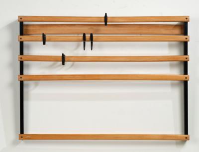 A hall stand no. 1 with five coat hooks, Carl Auböck, Vienna, 1950/60 - Jugendstil and 20th Century Arts and Crafts