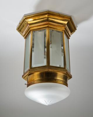 A large octagonal ceiling lamp, c. 1920/30 - Jugendstil and 20th Century Arts and Crafts