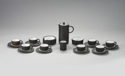 Gudrun Baudisch-Wittke (1907-1982), a 20-piece mocha service, Keramik Hallstatt, as of 1947 - Jugendstil and 20th Century Arts and Crafts