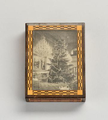 A small wooden case, in the style of the Wiener Werkstätte - Jugendstil and 20th Century Arts and Crafts