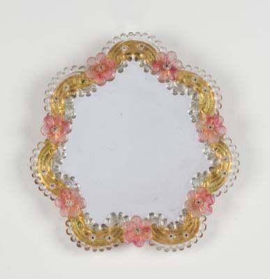 A small wall mirror, in the style of Murano, second half of the 20th century - Jugendstil and 20th Century Arts and Crafts