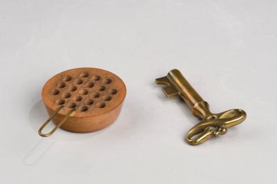A cigarette holder, model number 4107, and a bottle opener or corkscrew in the form of a key, Carl Auböck, Vienna, c. 1960 - Jugendstil and 20th Century Arts and Crafts