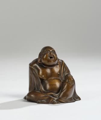 A bronze object (buddha), model number 5661, Wiener Manufaktur Friedrich Goldscheider, c. 1925 - Jugendstil and 20th Century Arts and Crafts