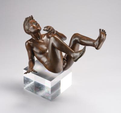 Erwin Meijer, Bronzeskulptur eines Mannes - Kleinode des Jugendstils & Angewandte Kunst des 20. Jahrhunderts