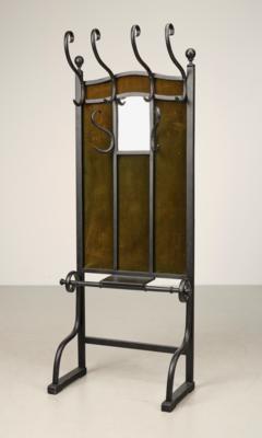 A coat-stand (“Wandkleiderstock”), cf model number 1086, model before 1904, executed by Jacob & Josef Kohn, Vienna - Jugendstil and 20th Century Arts and Crafts
