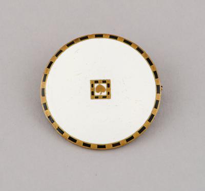 Josef Hoffmann, a brooch, model number M 177, executed by Johann Souval, Vienna, for the Wiener Werkstätte - Jugendstil and 20th Century Arts and Crafts