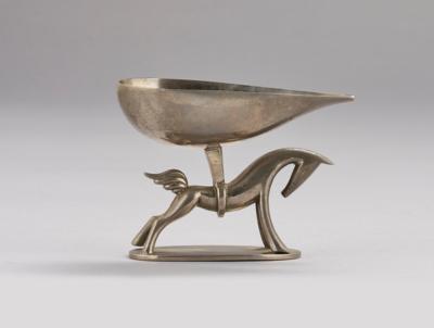 A horse with a bowl (matchbox or ashtray), Werkstätte Hagenauer, Vienna - Jugendstil e arte applicata del XX secolo
