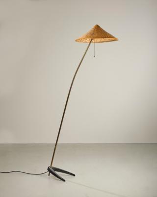 Stehlampe, Variante der "Dornstab"-Lampe für J. T. Kalmar, Wien, um 1952 - Kleinode des Jugendstils & Angewandte Kunst des 20. Jahrhunderts