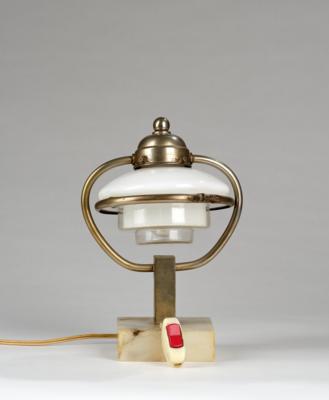 Tischlampe, Entwurf: C. F. Otto Müller, um 1930, Megaphos Austria - Kleinode des Jugendstils & Angewandte Kunst des 20. Jahrhunderts