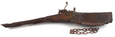 Fragment einer Radschlossbüchse, - Antique Arms, Uniforms and Militaria