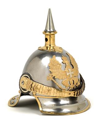 Helm Muster 1867 für Mannschaften eines der sieben preußischen Linien-Kürassierregimenter - Historische Waffen, Uniformen, Militaria