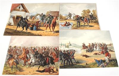 Österreichisch-Ungarischer Schlachtenmaler, um 1865 - Historische Waffen, Uniformen, Militaria