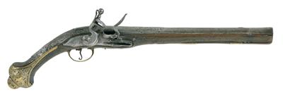 Steinschlosspistole, - Historische Waffen, Uniformen, Militaria