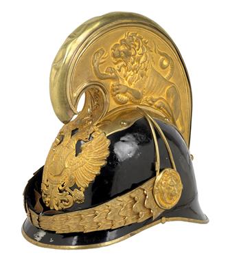 Dragoner-Helm für Offiziere Muster 1905 - Historische Waffen, Uniformen, Militaria