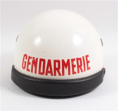 Motorradhelm für österreichische Gendarmerie, - Armi d'epoca, uniformi e militaria