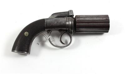 A pepper-box revolver, - Armi d'epoca, uniformi e militaria