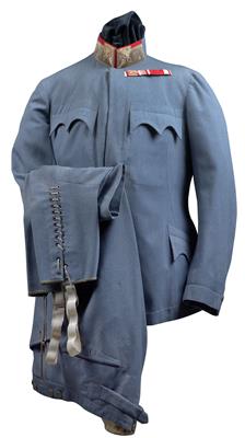 Komplette Felduniform für Offiziere M.1908 - Historische Waffen, Uniformen, Militaria; Sonderteil: Die k.u.k. Armee im Ersten Weltkrieg