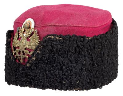 A fur cap for other ranks of an Uhlan regiment, - Starožitné zbraně