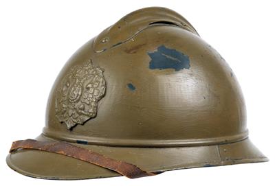 A steel helmet M1916, for soldiers of the Imperial Russian Army, - Starožitné zbraně