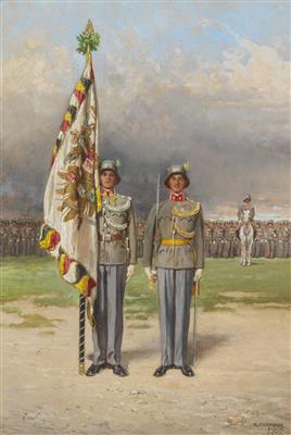 Alexander Pock (Znaim 1871-190 Wien) - Armi d'epoca, uniformi e militaria
