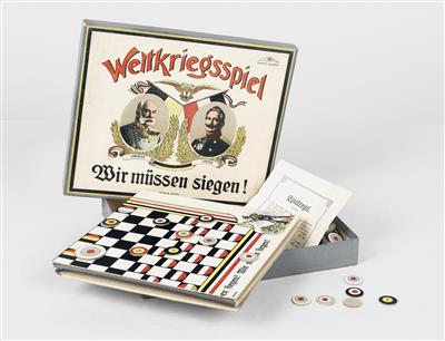 Weltkriegsspiel 'Wir müssen Siegen', - Historische Waffen, Uniformen, Militaria