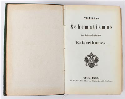 Militär-Schematismus des Österreichischen Kaiserthumes, - Historische Waffen, Uniformen, Militaria
